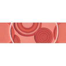 Плитка LGOO Glamour Coral List. Circle Mix 2 8х25