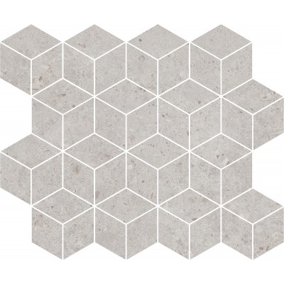 Мозаика T017/14053 Декор Риккарди мозаичный серый светлый матовый 45x37,5