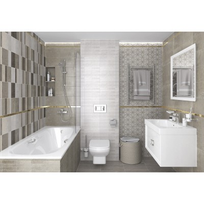 Плитка 17-01-11-2483 Craft полоски бежевый 20х60