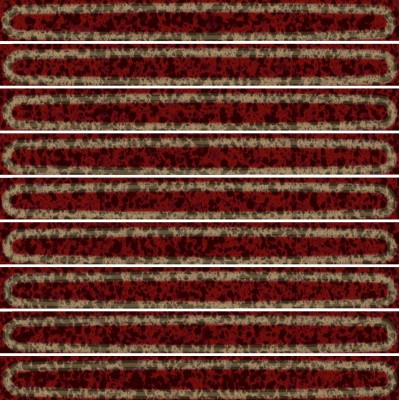 Плитка KMD2SOB003BN Декор чипсет Далия красный тёмный глянцевый 20x20x0,95