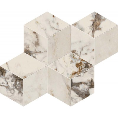 Мозаика EB1O Breccia Tortona Mosaico Rombi Lappato 30.5x35.2