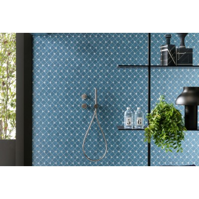 Плитка 9RBB Raw Blue Block 28x28