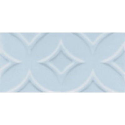 Плитка 16015 Авеллино голубой структура mix 7.4*15