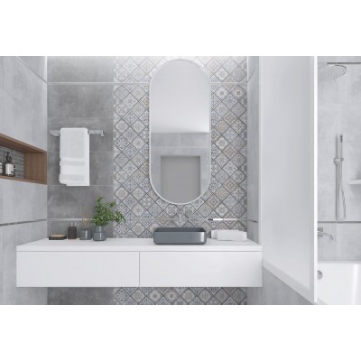 Плитка 18-00-06-3662 Etnis светло-серый ботаника 30х60