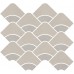 Мозаика KMD2HID007BR Декор Таделакт наборный серый светлый, серый матовый обрезной 30x28x0,9