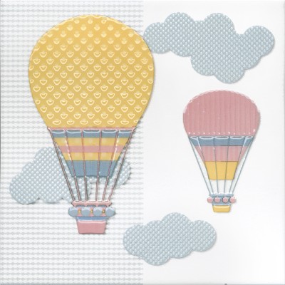 Плитка VT/A370/5009	Декор Бон Вояж Аэростат 2 20x20