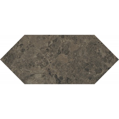 Плитка 35014 Бикуш коричневый глянцевый 14х34