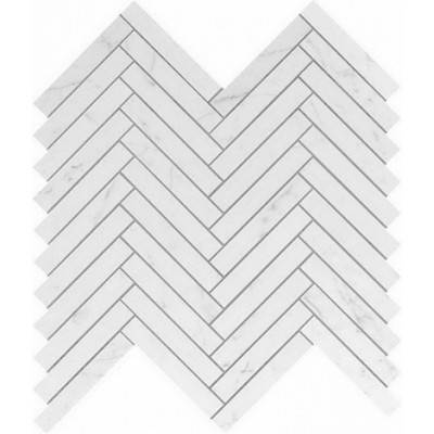 Плитка 9SHC Marvel Carrara Pure Herringbone Wall 30,5x30