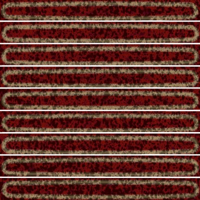 Плитка KMD2SOB003BN Декор чипсет Далия красный тёмный глянцевый 20x20x0,95