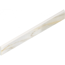 Керамогранит 610130007458 Stellaris Carrara Ivory Battiscopa Lap 7.2x60