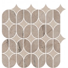 Плитка KMD2HID014BR Декор Ифран наборный бежевый светлый глянцевый обрезной 30x32,5x0,9