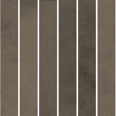 Плитка KMD2MSM004BN Декор Фес мозаичный коричневый глянцевый 15x15x0,77