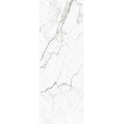 Керамогранит 41757 Lumiere White Decor ST/100x275/R 100x275