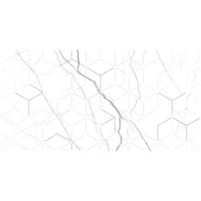 Плитка GT124VG Siluet Белый Декор 50x25