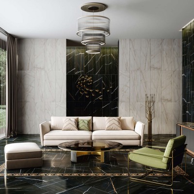 Керамогранит ID121T Бордюр Греппи наборный 60x15,5x0,9