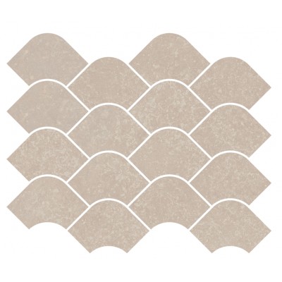 Плитка KMD2HID003BR Декор Касабланка наборный бежевый светлый матовый обрезной 30x25x0,9