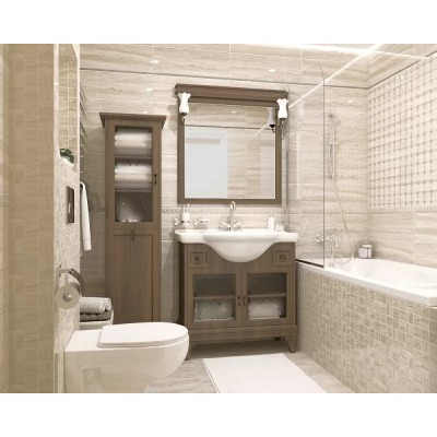 Плитка 60113 Glossy мозаика бежевый 20х60