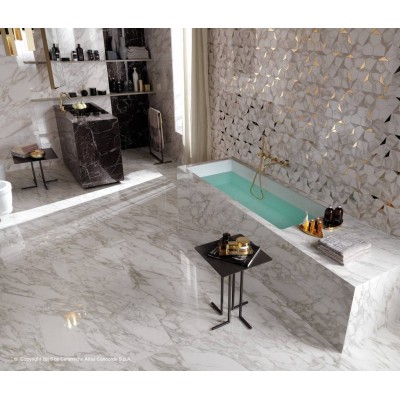 Мозаика AEO0 Marvel Gold Onyx Mosaico Lappato 30x30