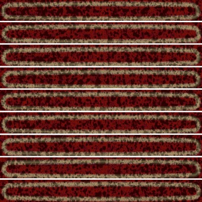 Плитка KMD2SOB003BN Декор чипсет Далия красный тёмный глянцевый 20x20x0,95