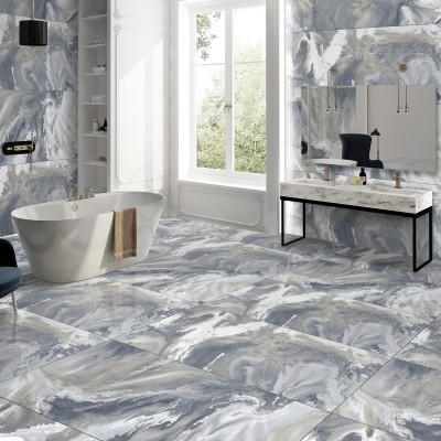 Керамогранит N20667 Luxury Arabesque Grigio Polished 60x120