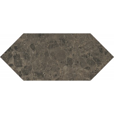 Плитка 35014 Бикуш коричневый глянцевый 14х34