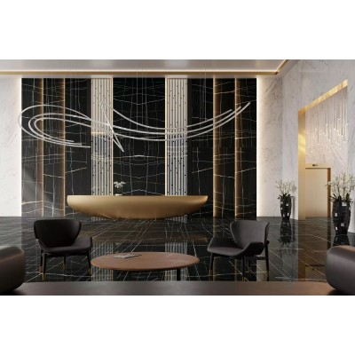 Керамогранит SG072902R Сахара Блэк обрезной лаппатированный 119.5x320х11