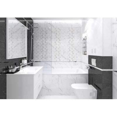 Плитка 34051 Total чёрный 25х50