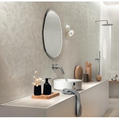 Плитка A570 3D Wall Carve Squares Pearl 40x80