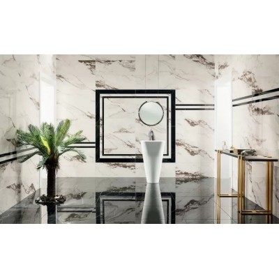 Плитка Декор Tabu Bomond чёрный 30х60