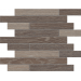 Мозаика Мозаика KW03/KW02 Wenge/Light Grey Muretto структурированный 30x35
