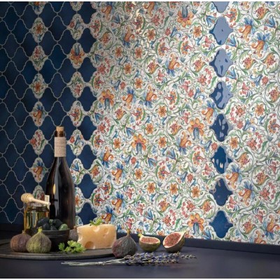 Плитка VT/A577/65000 Арабески Тоскана 1 глянцевый 6,5x6,5