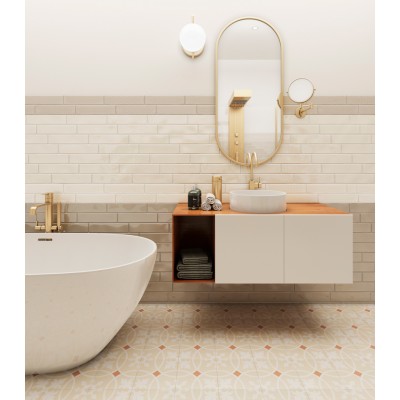 Плитка FLORENCIA DECOR BEIGE 7.5x30