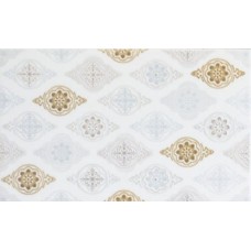 Плитка 010300000186 Декор Фелиса белый 01 25х40