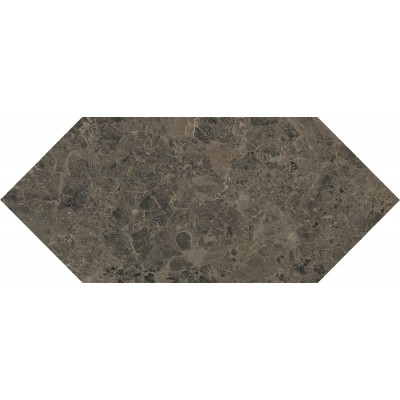 Плитка 35014 Бикуш коричневый глянцевый 14х34