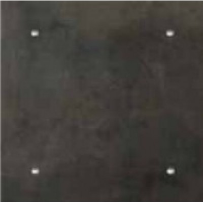 Керамогранит 5C14 Tarmac Black Inserto Borchia 4 45х45